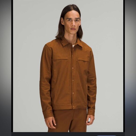 Lululemon City Excursion Jacket Barn Utility jacket men’s Medium in copper brown - Picture 10 of 10
